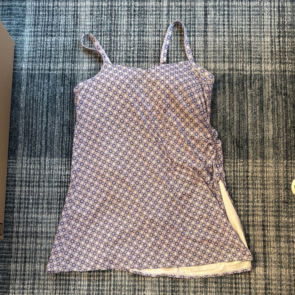Lands End Women’s Plus 18W Periwinkle Swim Dress